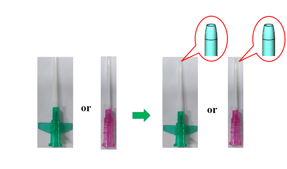 IV ካቴተር በክንፍ1-3