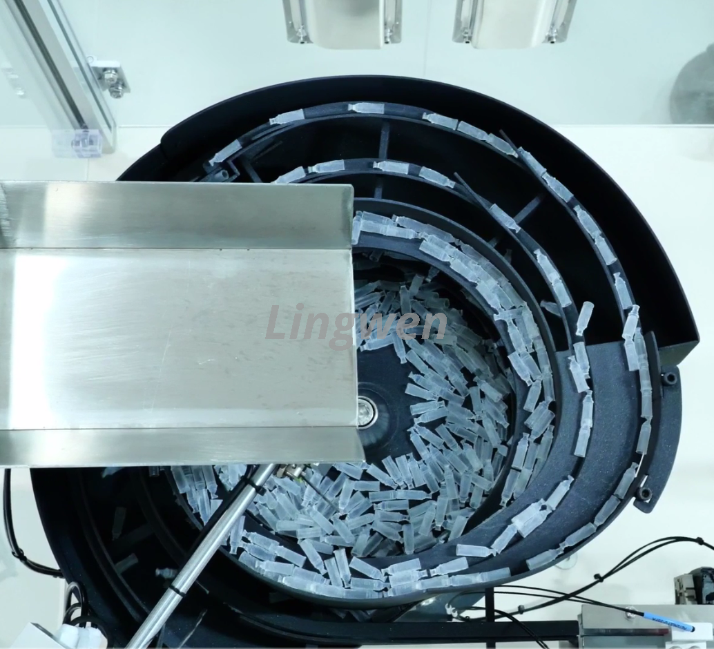 አወንታዊ መርፌ-ነጻ አያያዥ የመሰብሰቢያ ማሽን